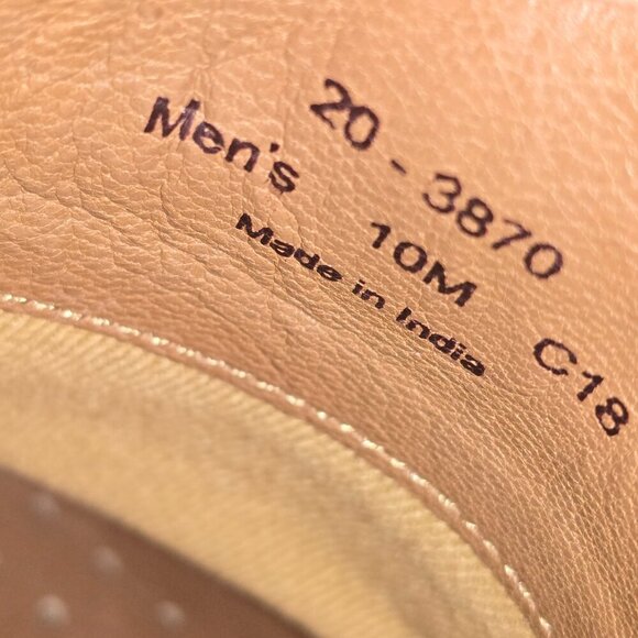 JOHNSTON AND MURPHY FLEX PENNY LOAFERS LEATHER BROWN MENS SIZE  EUC - Picture 8 of 10